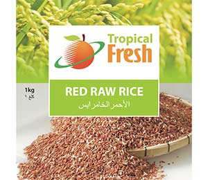 red raw rice