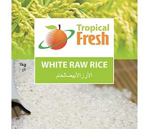 white raw rice